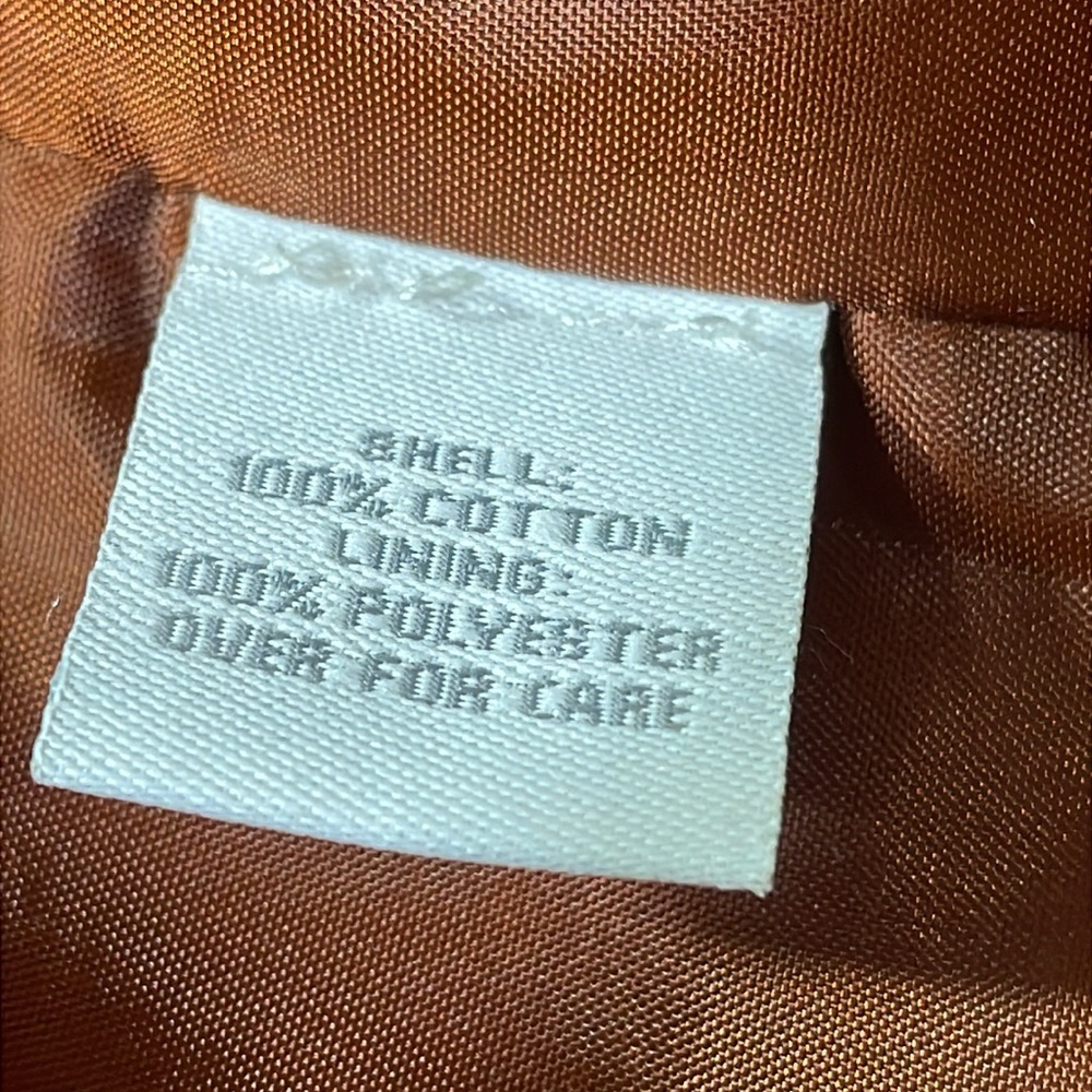 Rust/Brown Corduroy Large Button Swing Jacket Size Small - Picture 11 of 16